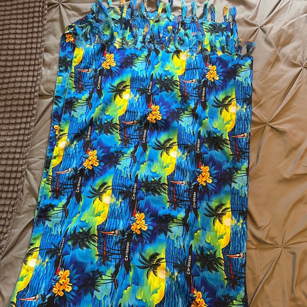Bright Tropical Sarong / Scarf
